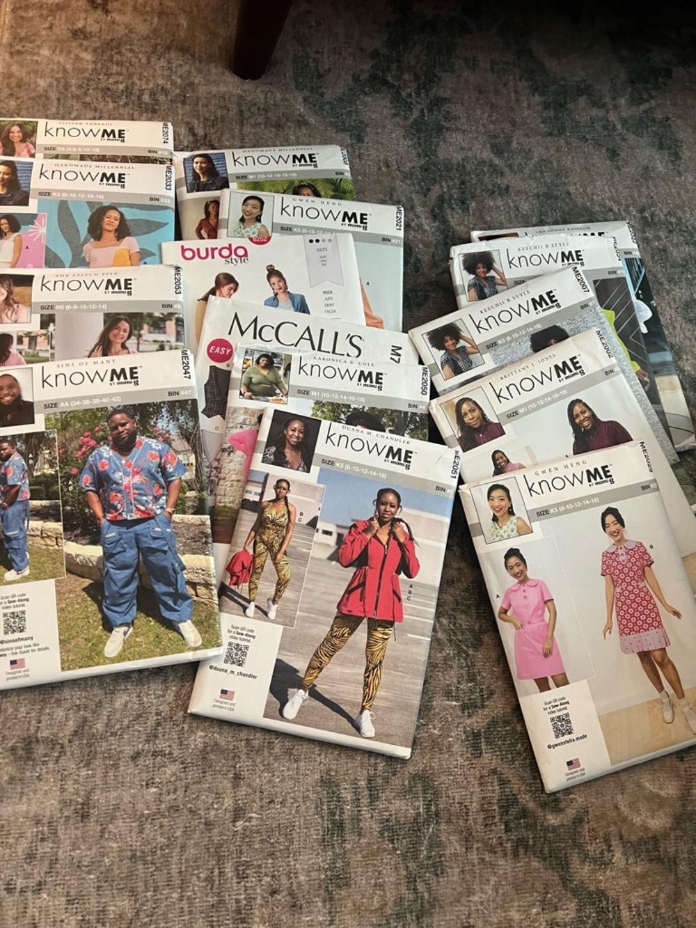KnowMe & McCall's Sewing Pattern Lot - Assorted sizes